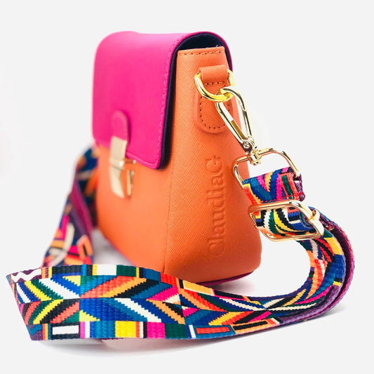 Tiny Leather Handbag - Watermelon/Orange (Option 1) - Wow Store