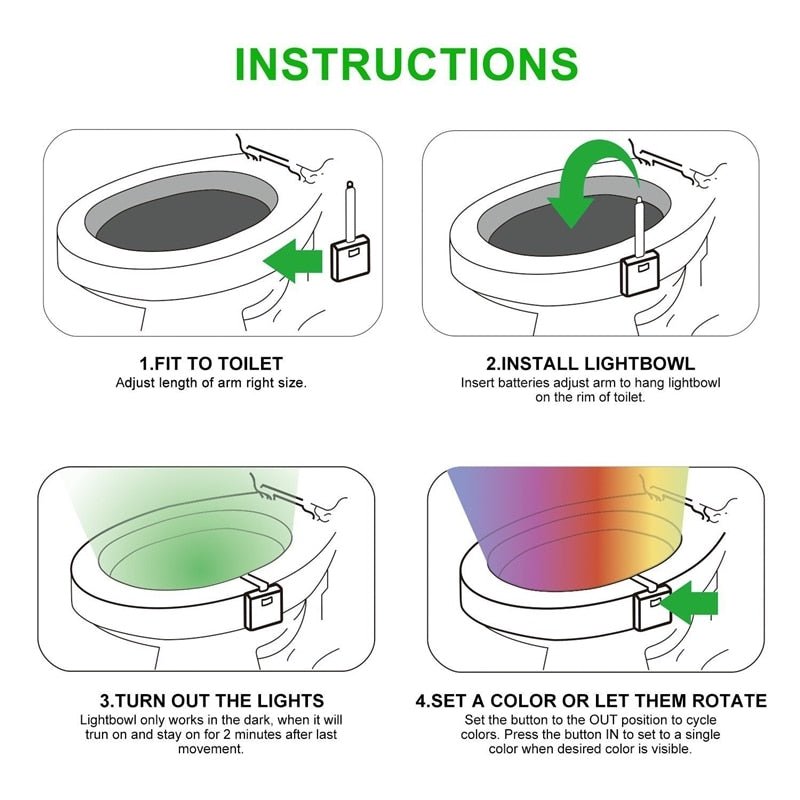 Toilet Night Light - Wow Store