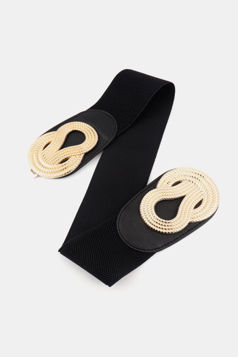 Twisted Alloy Buckle Wide Belt - Wow Store