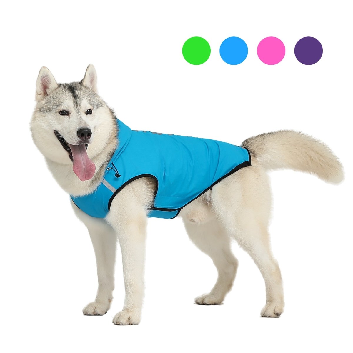 Two-Foot Hooded Waterproof Dog Raincoat - WowStore.live