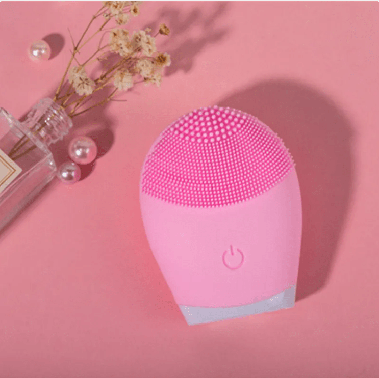 Ultrasonic Silicone Facial Cleansing Brush - Electric Skin Care Device - WowStore.live