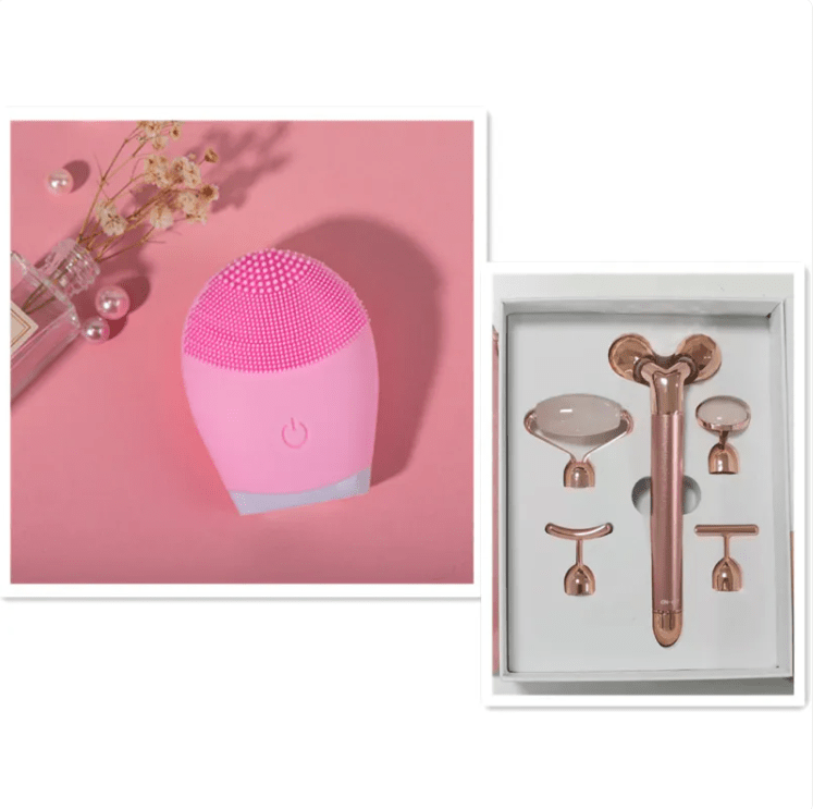 Ultrasonic Silicone Facial Cleansing Brush - Electric Skin Care Device - WowStore.live