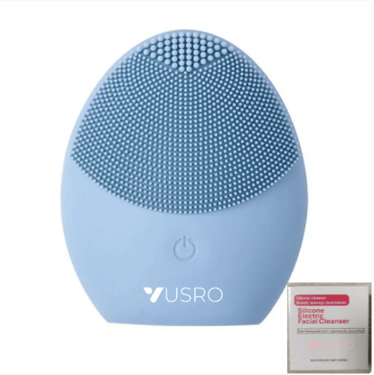 Ultrasonic Silicone Facial Cleansing Brush - Electric Skin Care Device - WowStore.live