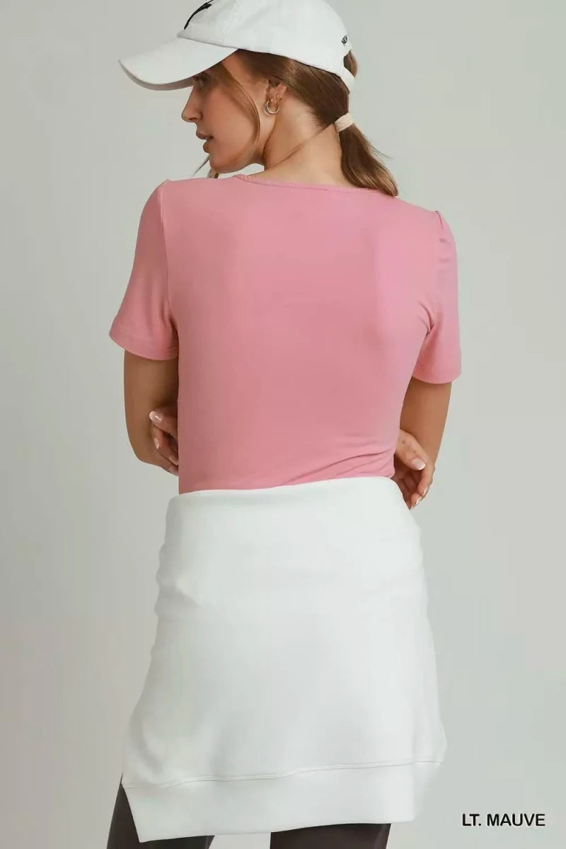 Umgee Sweetheart Neckline Double-Lined Top - WowStore.live