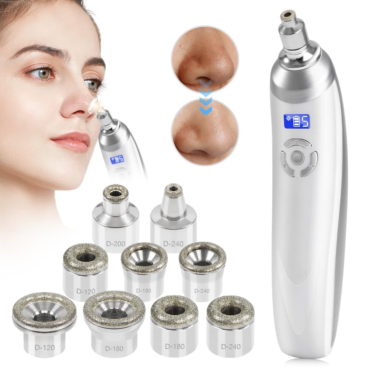 Upgraded Diamond Micro-Dermabrasion Facial Machine Professional Facial Deep Cleasing Tool Home Use Facial Skin Care Equipment - WowStore.live