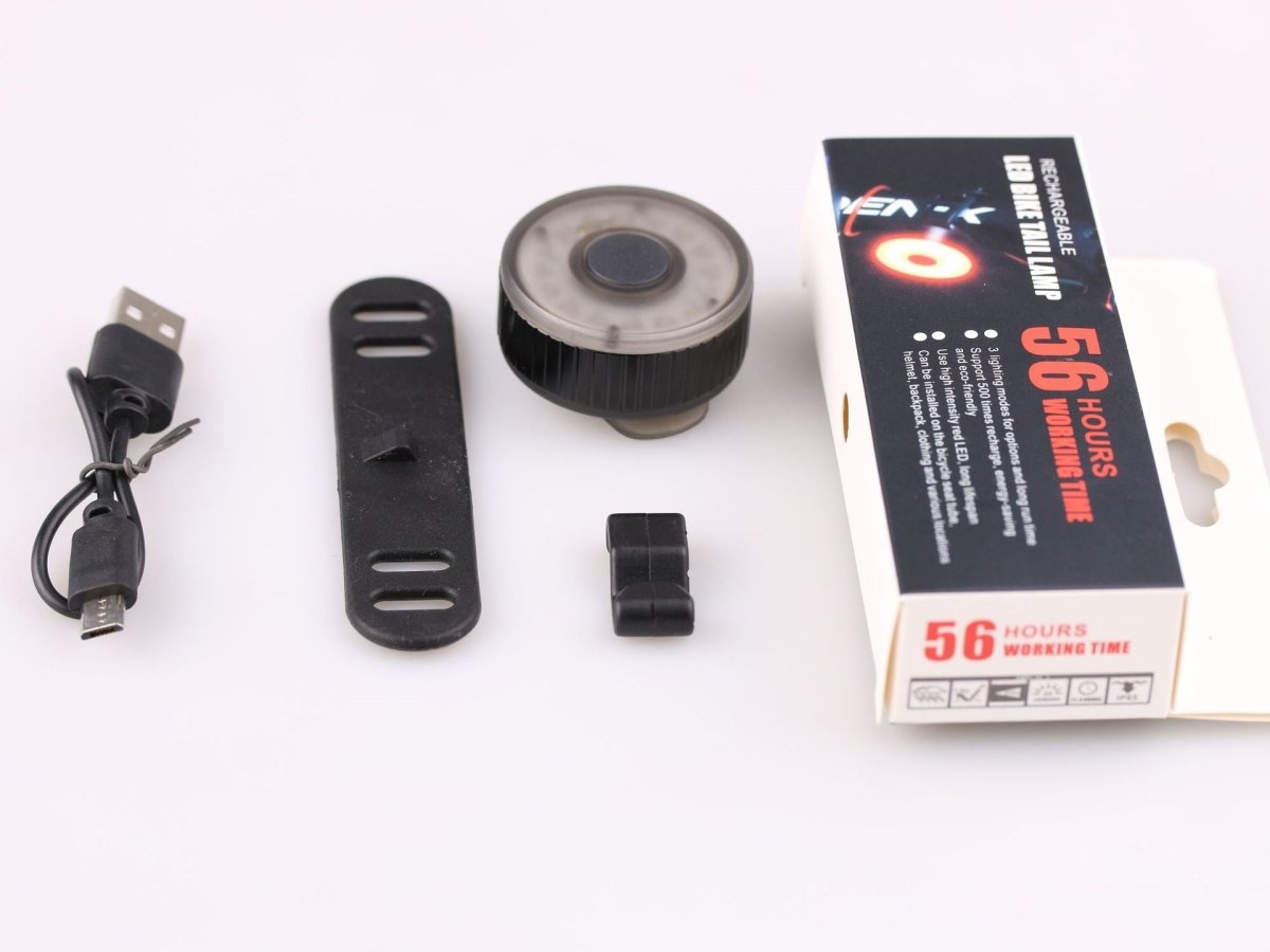 USB Rechargeable Bike Light with Phone Holder and Horn - WowStore.live