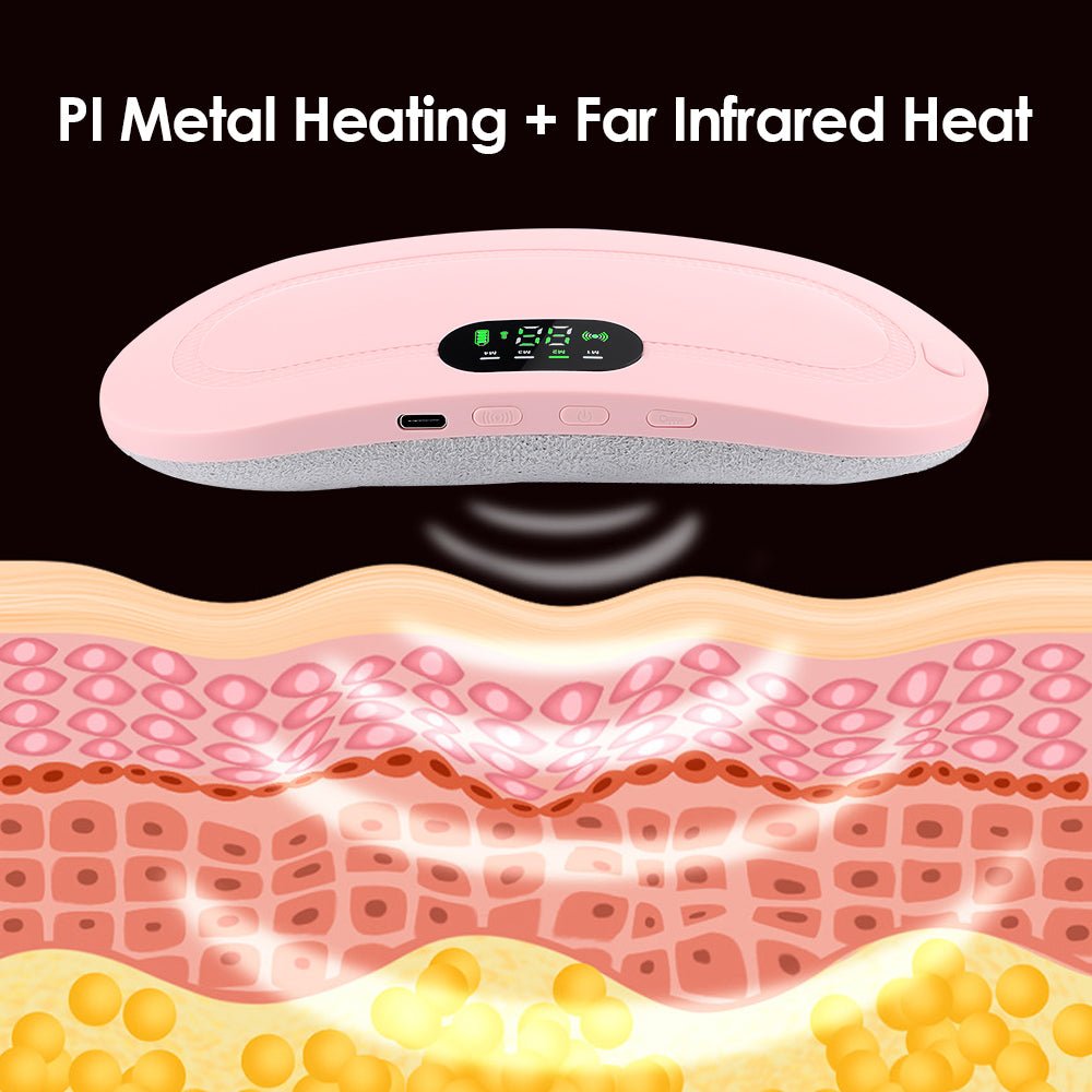 Uterine Heat Belt for Menstrual Pain Relief and Massage - Wow Store