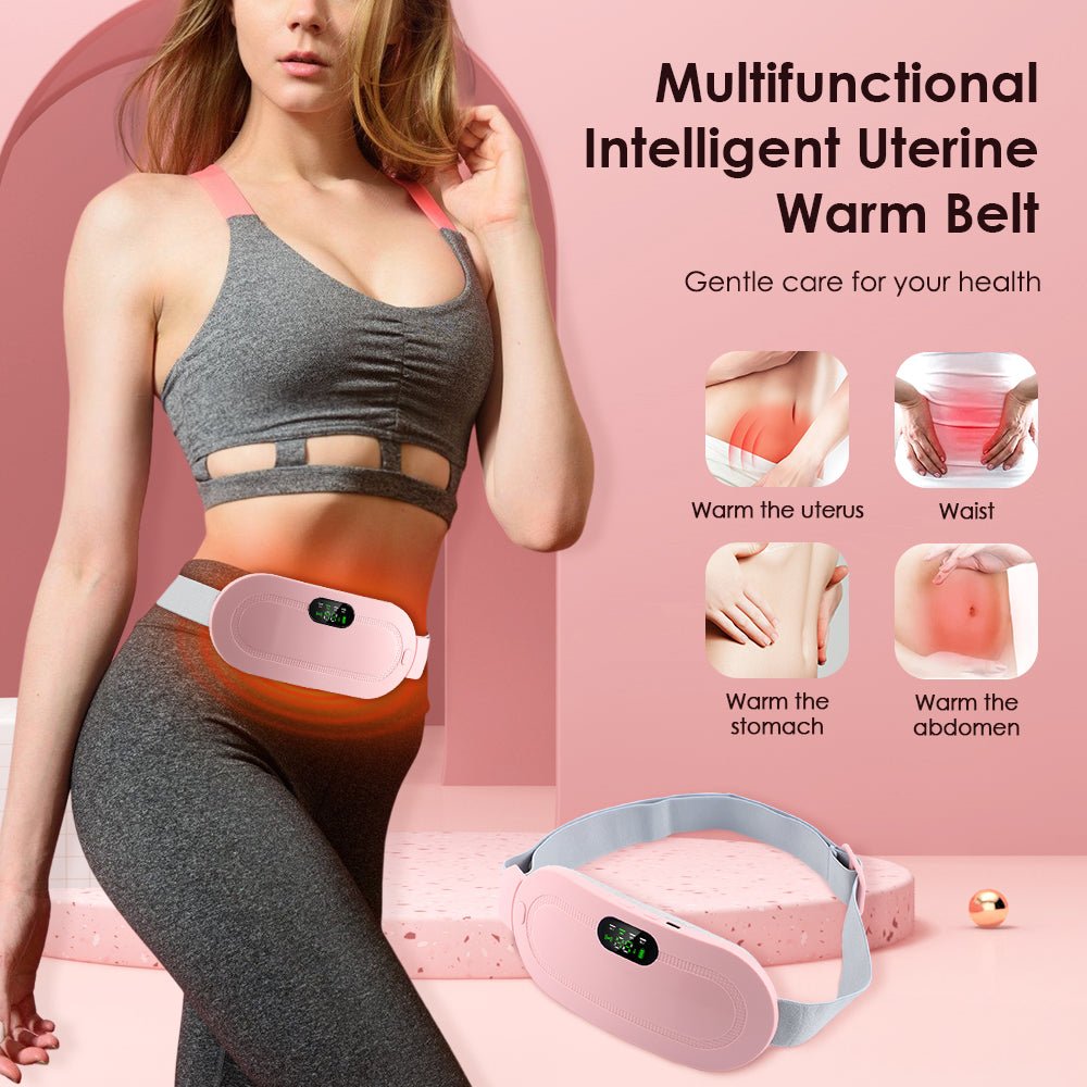 Uterine Heat Belt for Menstrual Pain Relief and Massage - Wow Store
