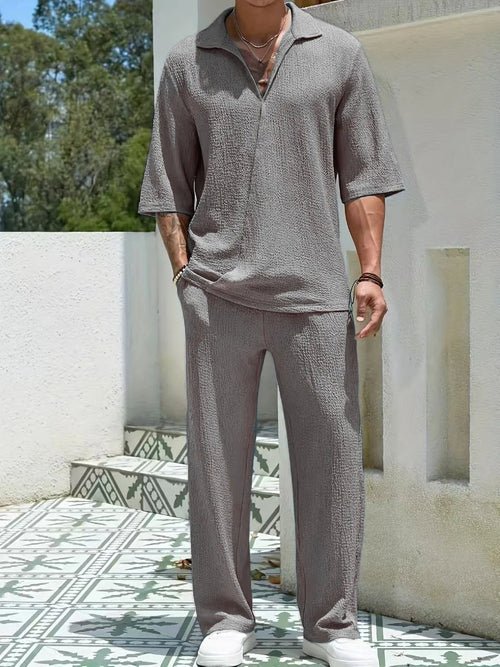 Vacation Summer Men's retro casual pants set - Wow Store