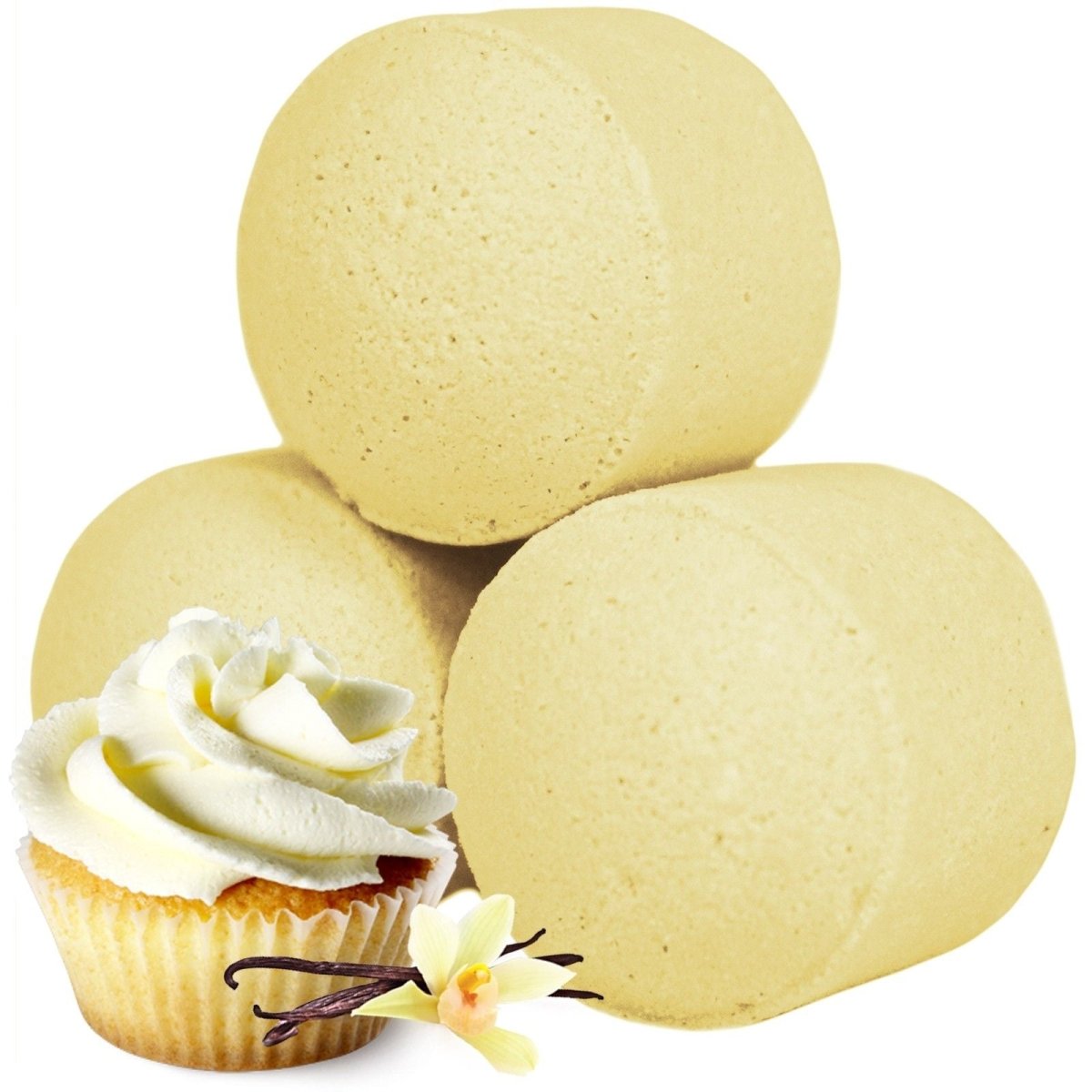Vanilla Cupcake Mini Bath Bomb Chill Pills Bulk Box - 1.3kg | wowstore.live - Wow Store