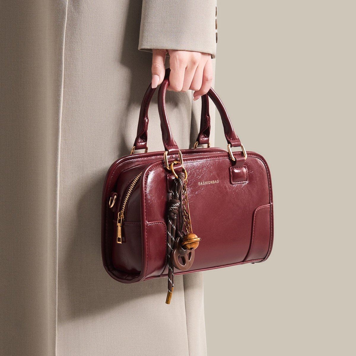 Vintage Style Barrel Crossbody Bag - Wow Store