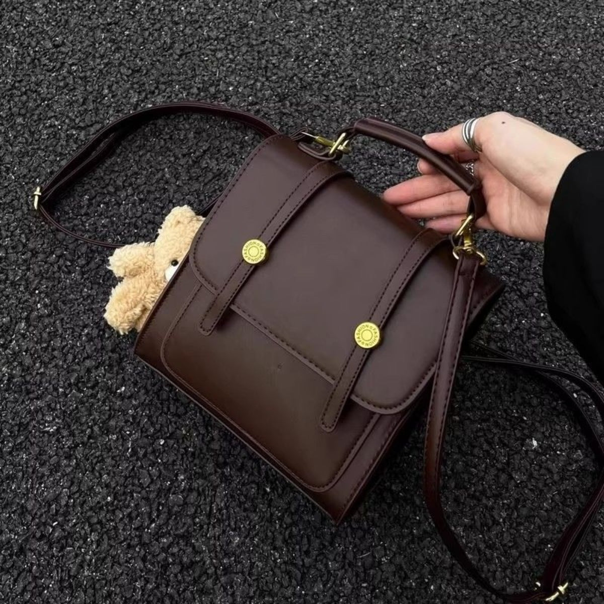 Vintage Style Leather Backpack Bag - Wow Store