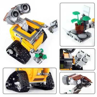 Wall - E Robot Building Blocks Toy Set | Posable DIY Display Model | wowstore.live - Wow Store