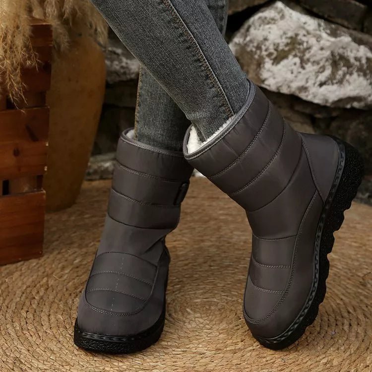 Warm Padded Waterproof Snow Boots - Wow Store