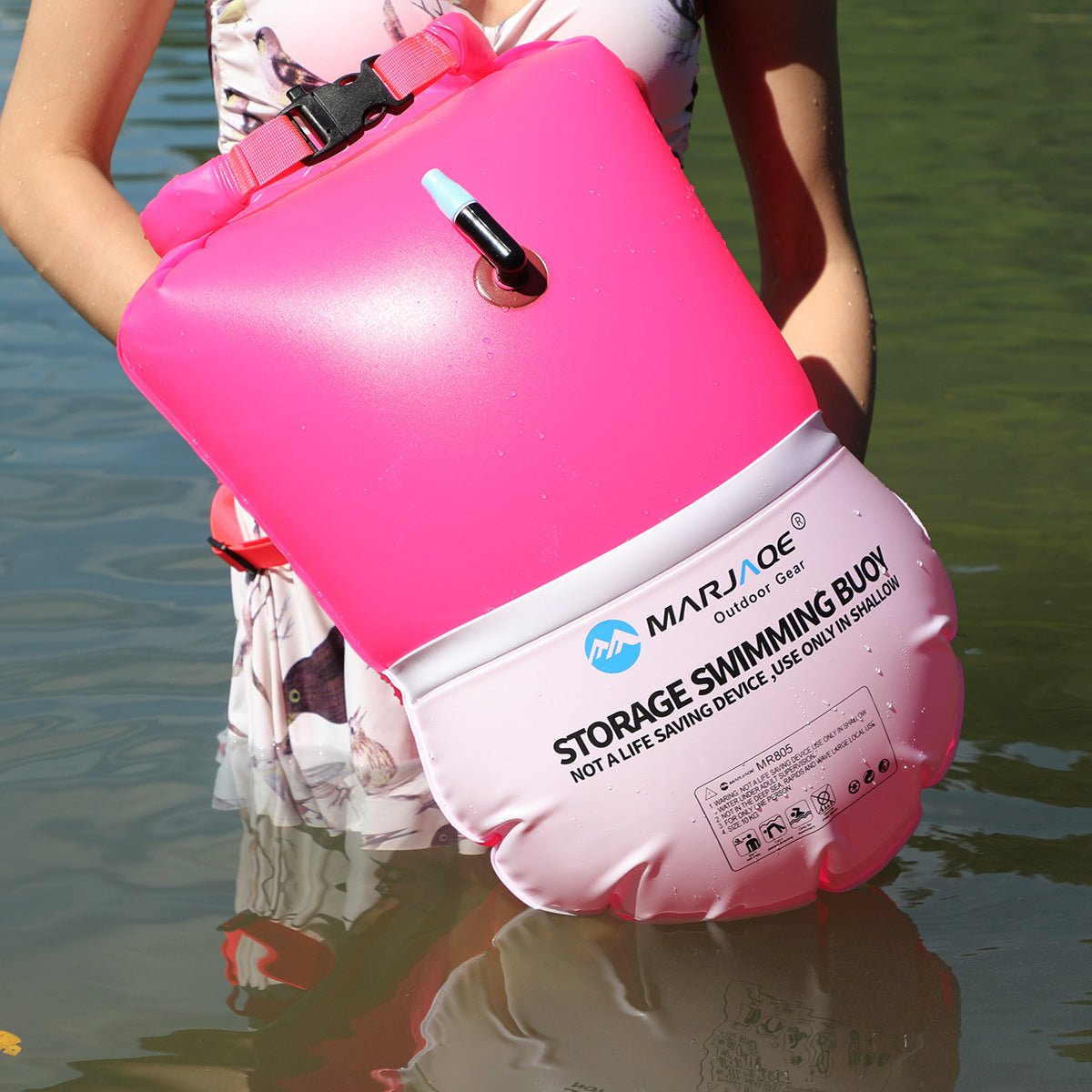 Waterproof Inflatable Swimming Bag with Storage - WowStore.live