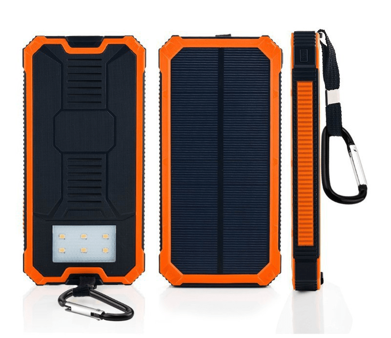 Waterproof Solar Charging Power Bank 10000mAh - WowStore.live