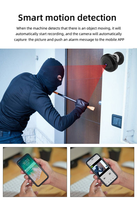 WiFi 1080P Wireless Night Vision Mini Camera Security Indoor Camera - Wow Store