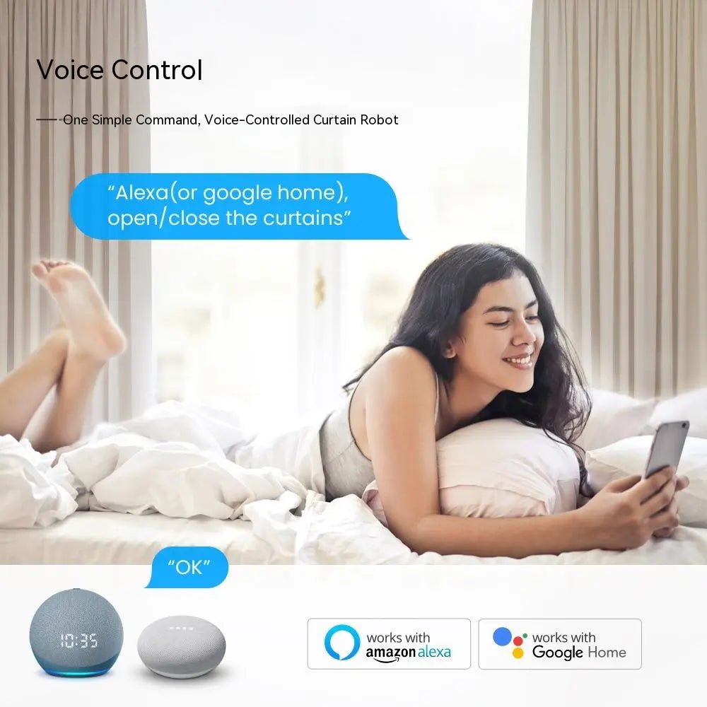 WiFi Curtain Robot Smart Home Electric Curtain - WowStore.live