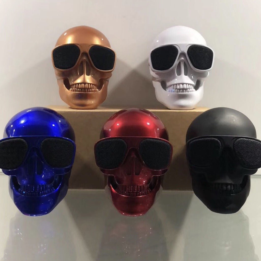 Wireless Bluetooth Speaker Cartoon Bone Ghost Head - Wow Store