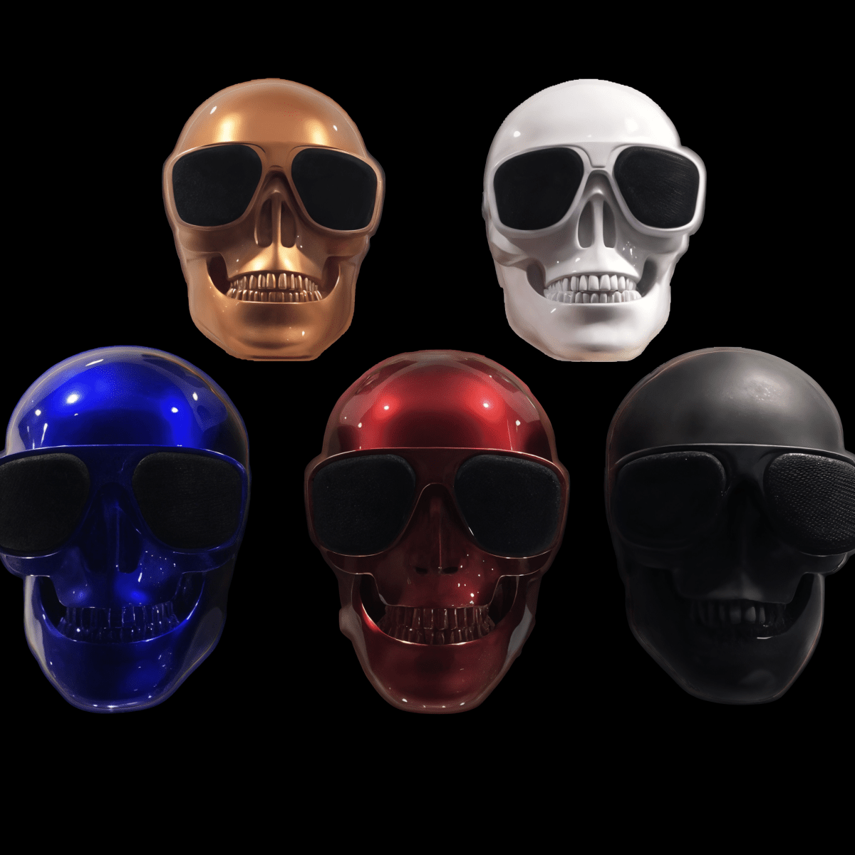 Wireless Bluetooth Speaker - Cartoon Ghost Skull Design, Heavy Bass, Portable | WOW Store - Wow Store