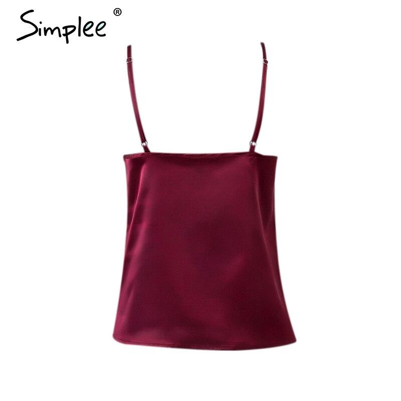 Women Sexy Solid Lace Elegant V - neck Cami | Wow Store - Wow Store