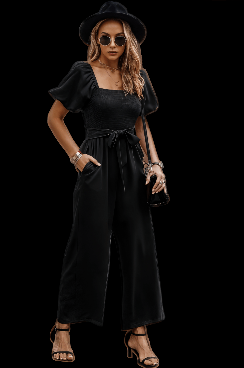 Women's Basic Crew Neck T-Shirt - Soft Polyester Blend, Black | WOW Store - Wow Store