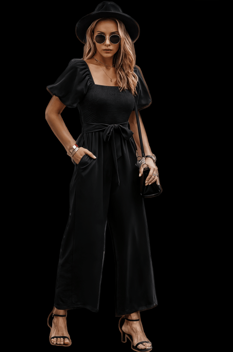 Women's Basic Crew Neck T-Shirt - Soft Polyester Blend, Black | WOW Store - Wow Store