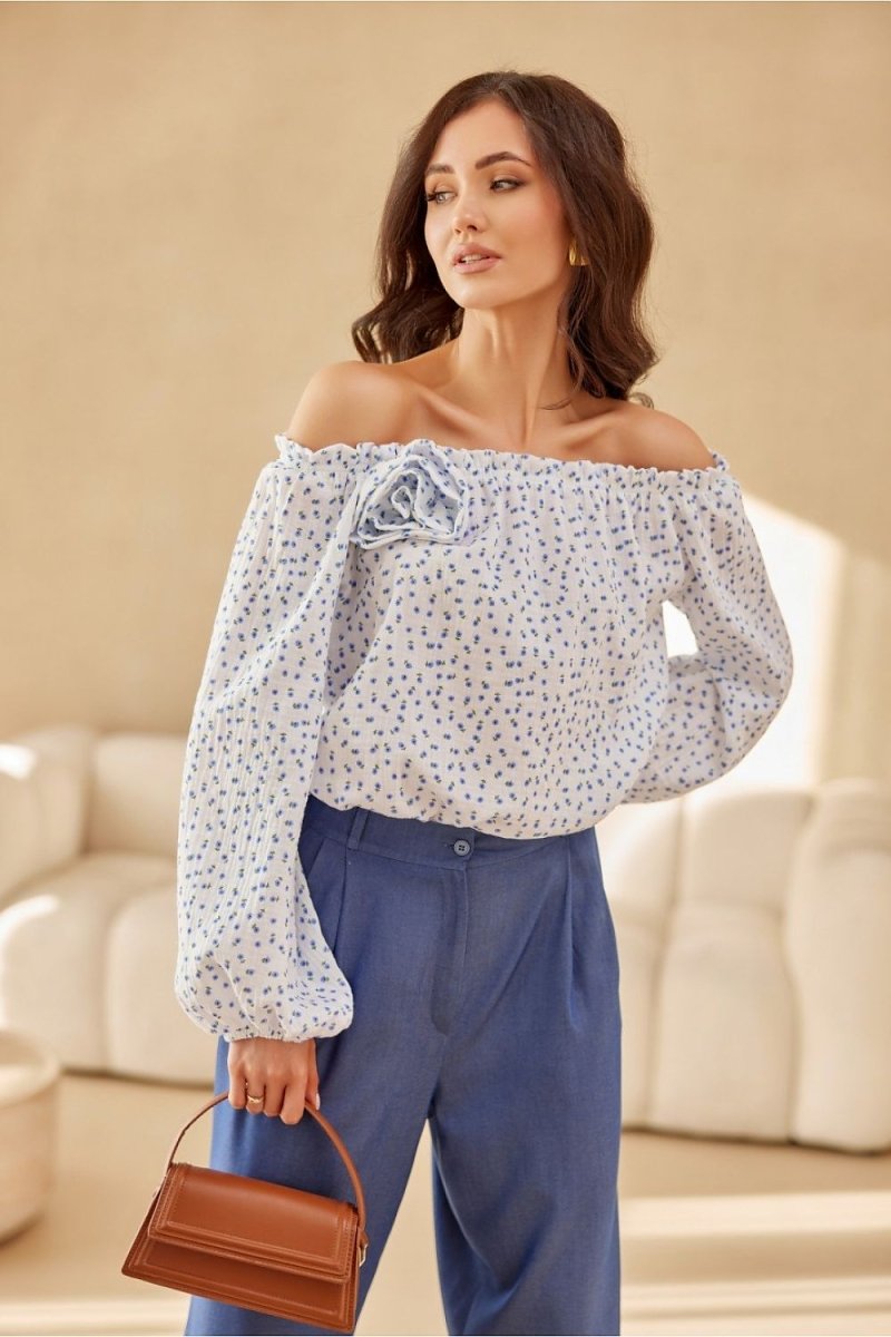 Women's Chic Blouse Model 209557 - Stylish Roco Fashion Top | wowstore.live - Wow Store
