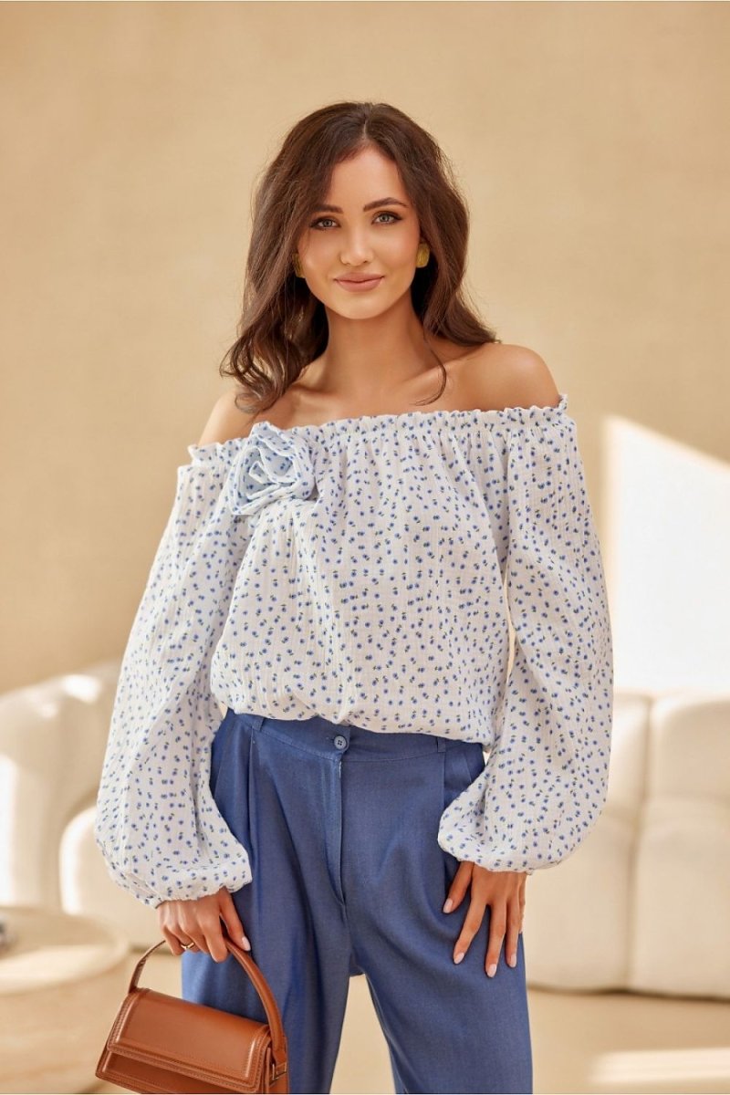 Women's Chic Blouse Model 209557 - Stylish Roco Fashion Top | wowstore.live - Wow Store
