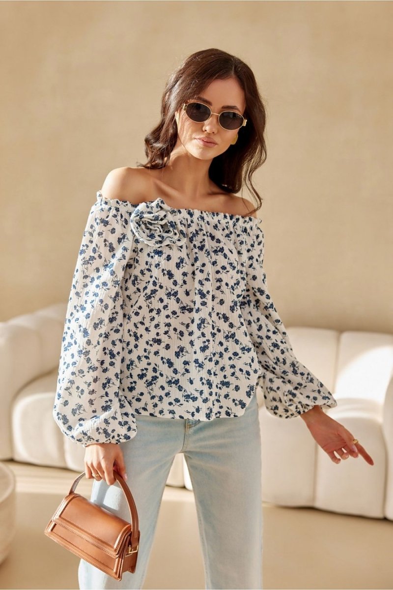 Women's Chic Blouse Model 209557 - Stylish Roco Fashion Top | wowstore.live - Wow Store