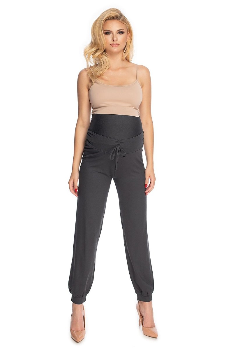 Women's Classic Slim Fit Trousers - High - Waisted Stretch Polyester Blend, Black | WOW Store - Wow Store