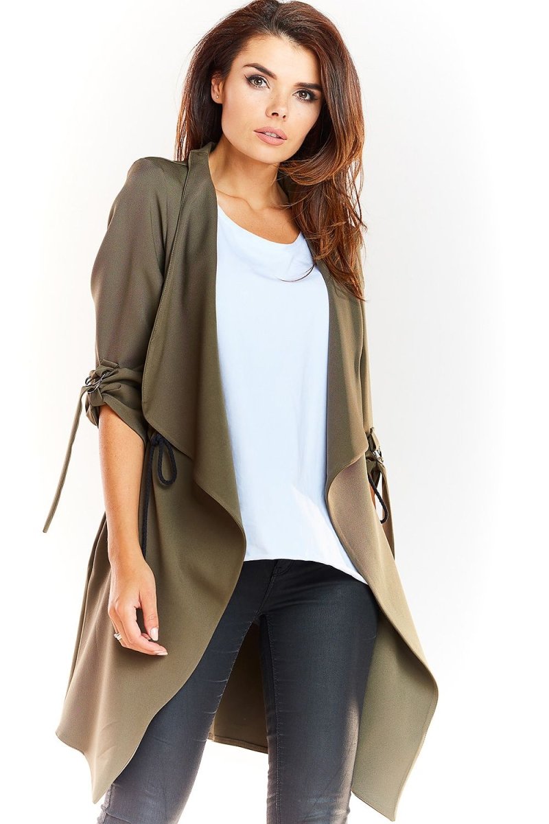 Women's Crew Neck Sweatshirt in Grey - Soft knit casual top with long sleeves and relaxed fit