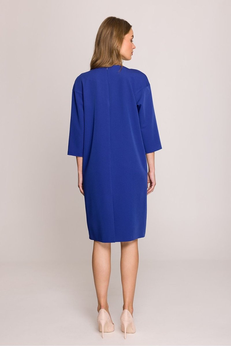 Women's Day Dress - Short Sleeve A - Line Midi, Viscose Blend | WOW Store - Wow Store