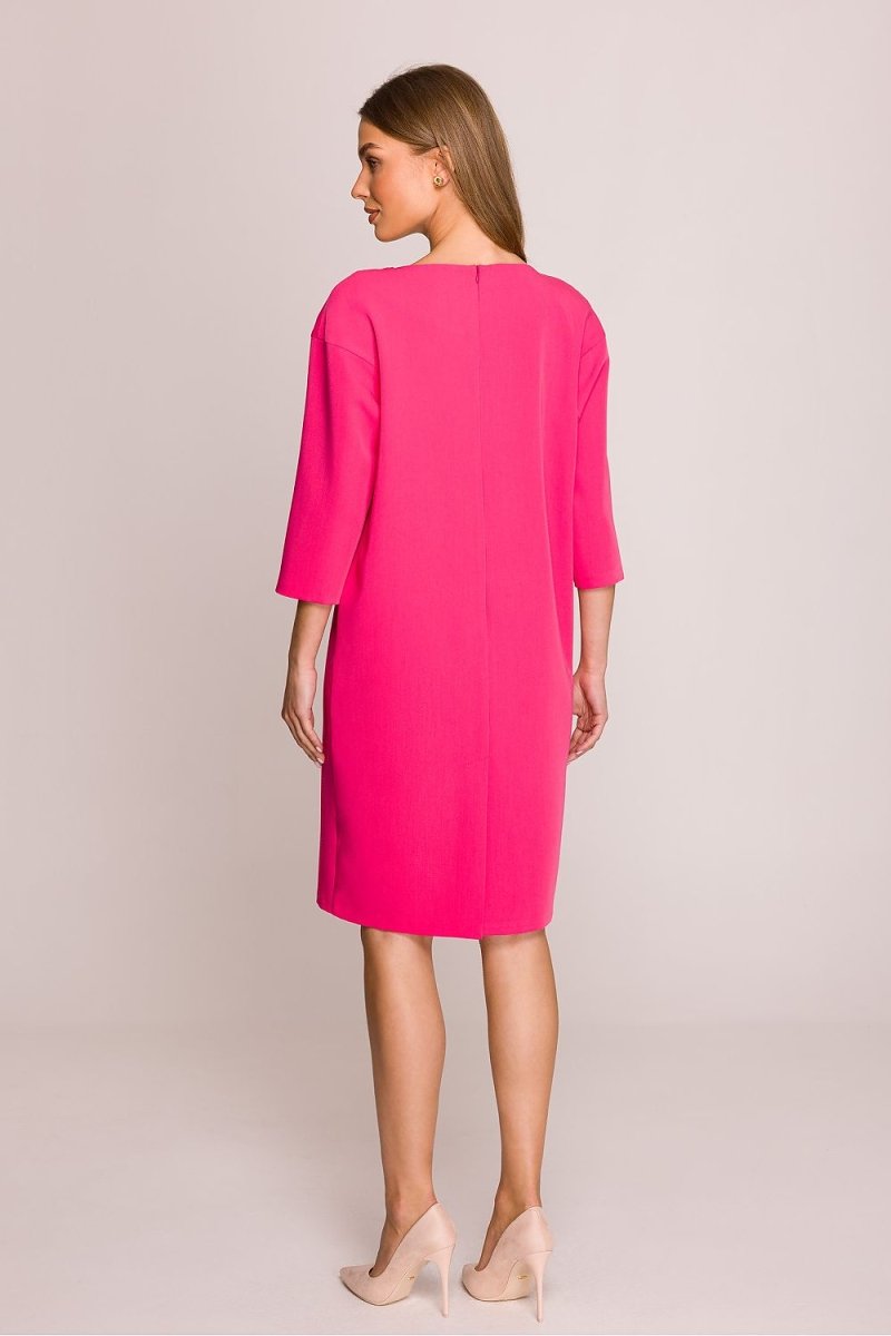 Women's Day Dress - Short Sleeve A - Line Midi, Viscose Blend | WOW Store - Wow Store