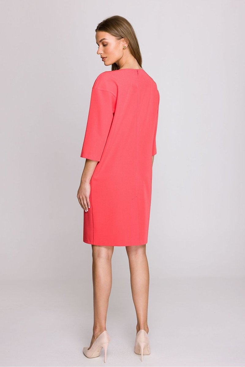 Women's Day Dress - Short Sleeve A - Line Midi, Viscose Blend | WOW Store - Wow Store