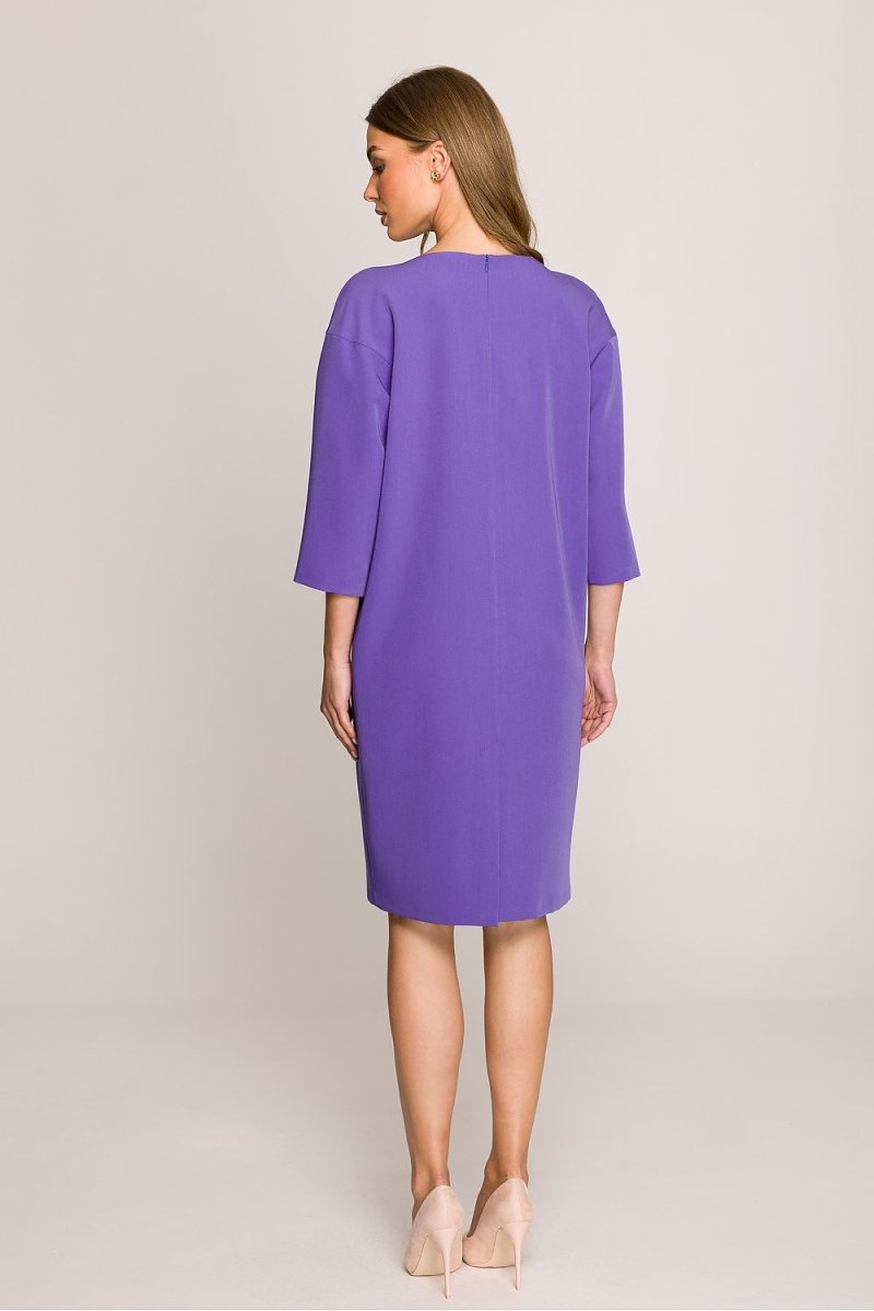 Women's Day Dress - Short Sleeve A - Line Midi, Viscose Blend | WOW Store - Wow Store