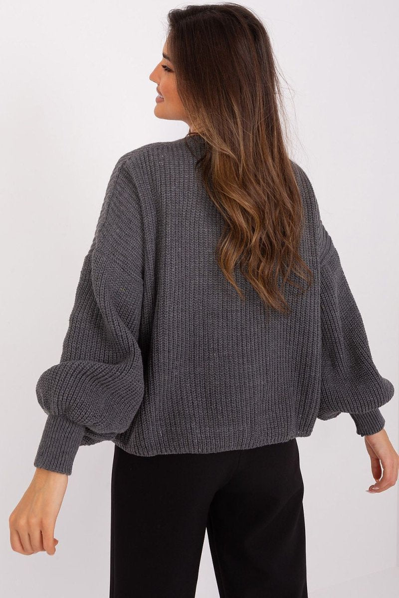 Women's Elegant Open Front Knit Cardigan - Model 187755 Badu | wowstore.live - Wow Store