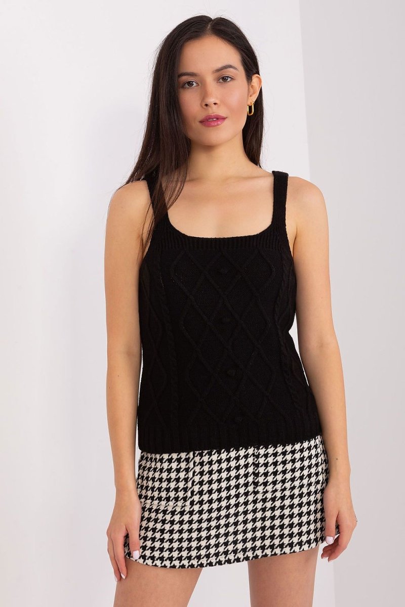 Women's Elegant Open Front Knit Cardigan - Model 187755 Badu | wowstore.live - Wow Store