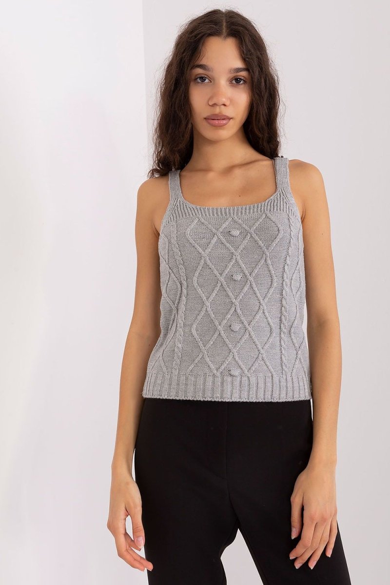 Women's Elegant Open Front Knit Cardigan - Model 187755 Badu | wowstore.live - Wow Store