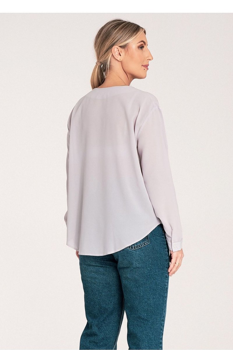 Women's FIGL Long Sleeve Elegant Shirt Model 204325 | wowstore.live - Wow Store