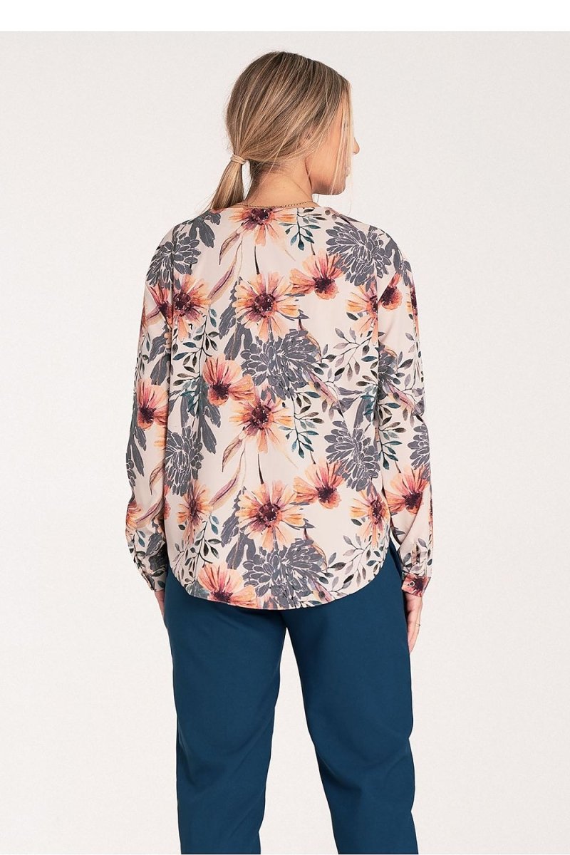 Women's FIGL Long Sleeve Elegant Shirt Model 204325 | wowstore.live - Wow Store