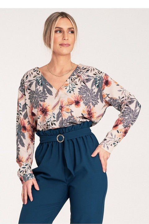 Women's FIGL Long Sleeve Elegant Shirt Model 204325 | wowstore.live - Wow Store