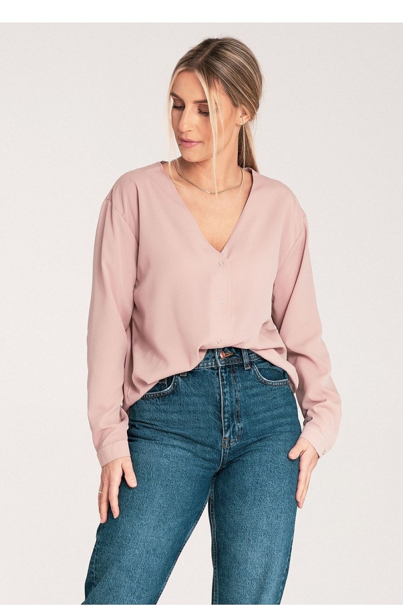 Women's FIGL Long Sleeve Elegant Shirt Model 204325 | wowstore.live - Wow Store