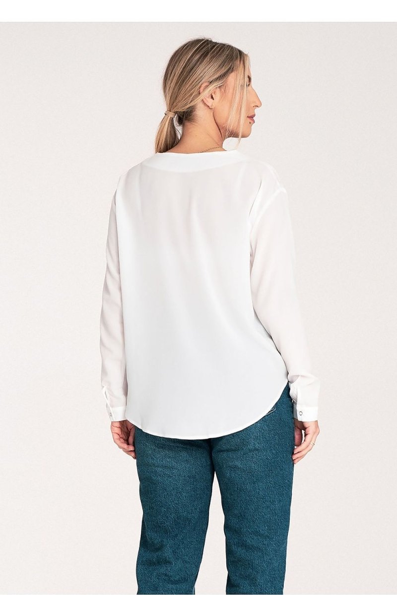 Women's FIGL Long Sleeve Elegant Shirt Model 204325 | wowstore.live - Wow Store