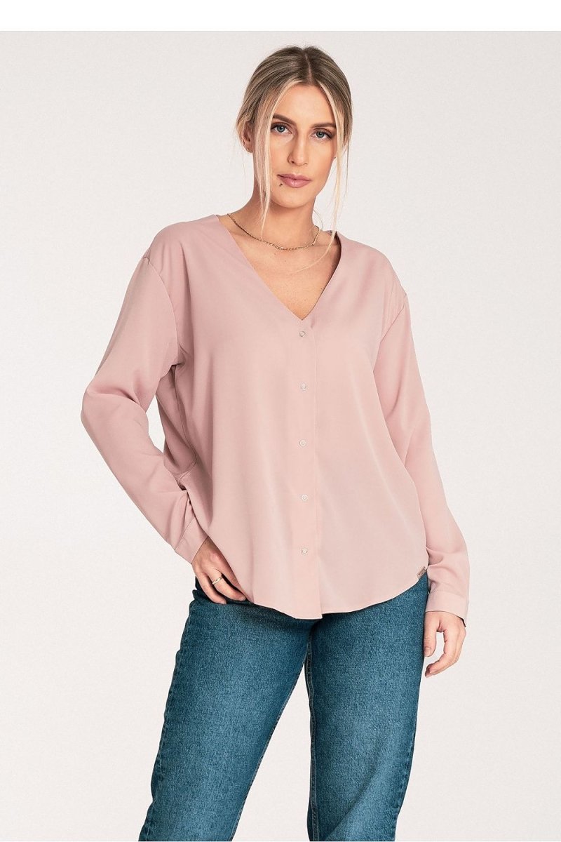 Women's FIGL Long Sleeve Elegant Shirt Model 204325 | wowstore.live - Wow Store