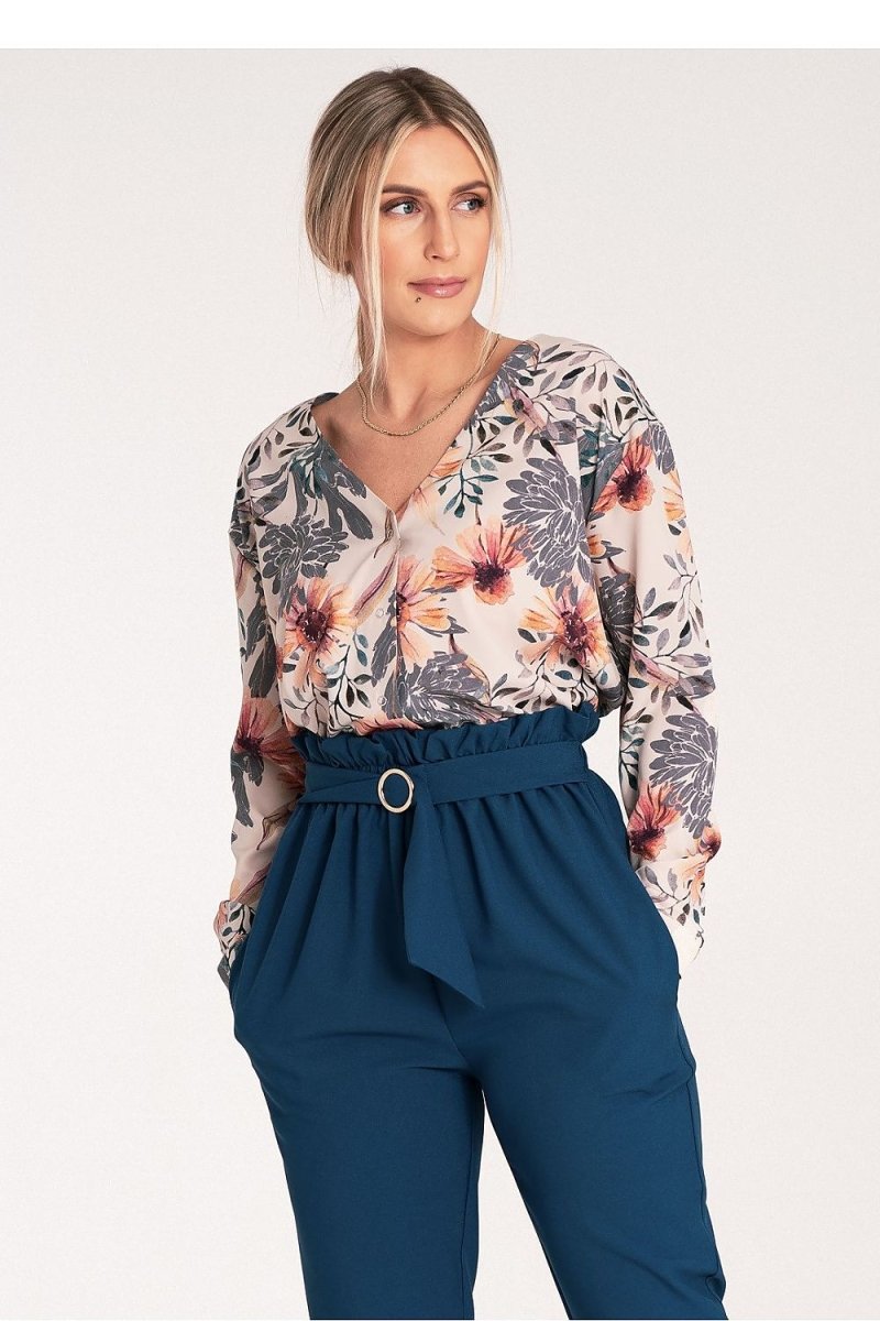 Women's FIGL Long Sleeve Elegant Shirt Model 204325 | wowstore.live - Wow Store