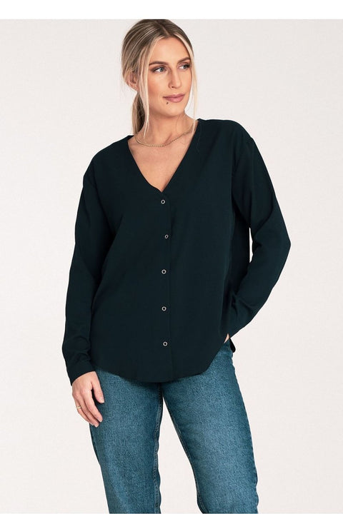 Women's FIGL Long Sleeve Elegant Shirt Model 204325 | wowstore.live - Wow Store
