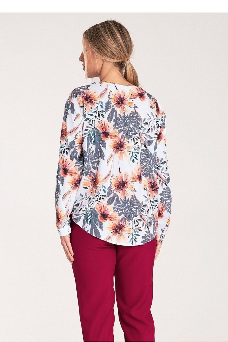Women's FIGL Long Sleeve Elegant Shirt Model 204325 | wowstore.live - Wow Store
