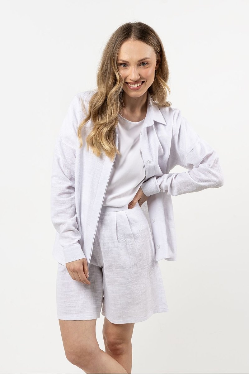 Women's Long Sleeve Shirt Model 212189 by Awama - Elegant Office & Casual Blouse | wowstore.live - Wow Store