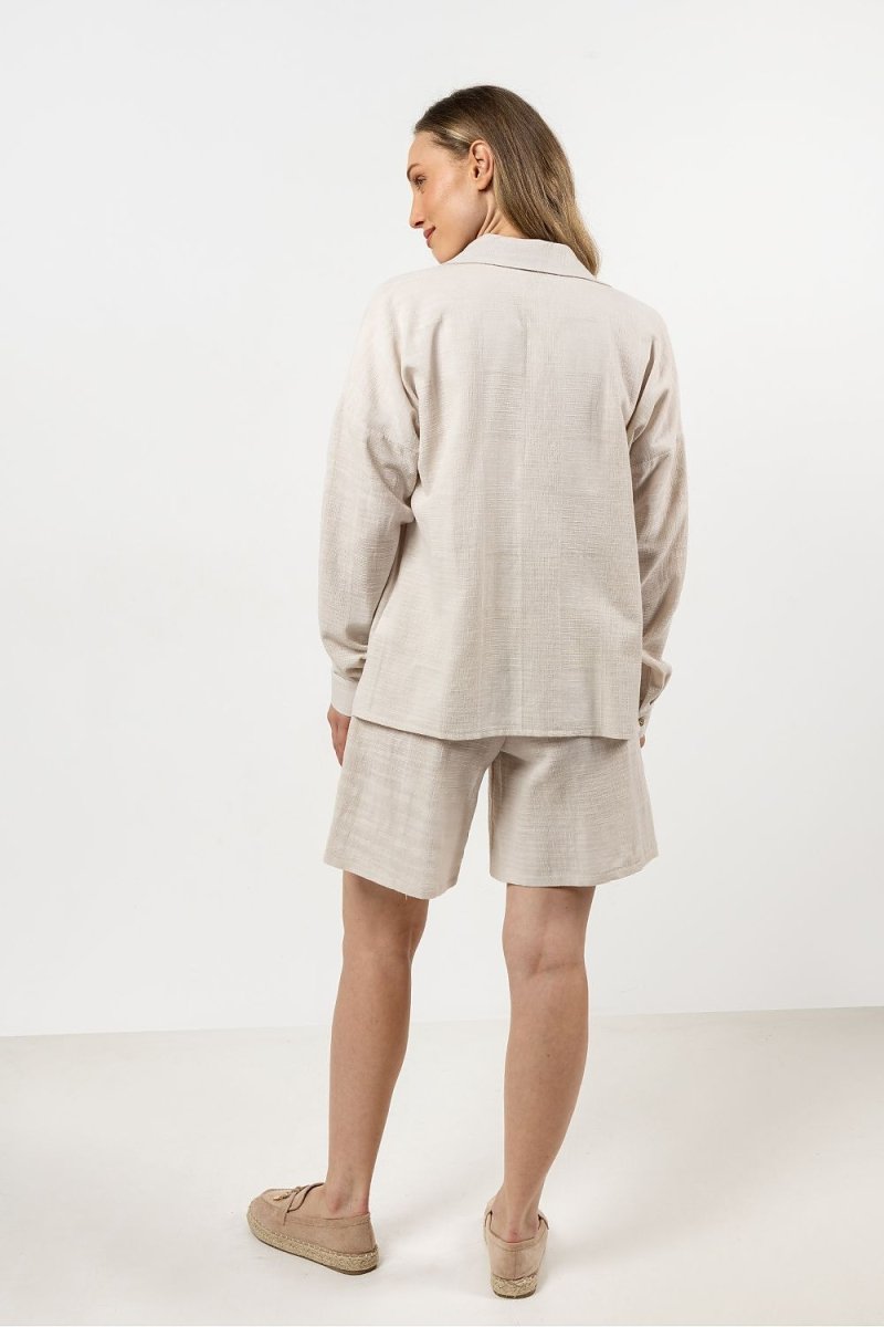 Women's Long Sleeve Shirt Model 212189 by Awama - Elegant Office & Casual Blouse | wowstore.live - Wow Store